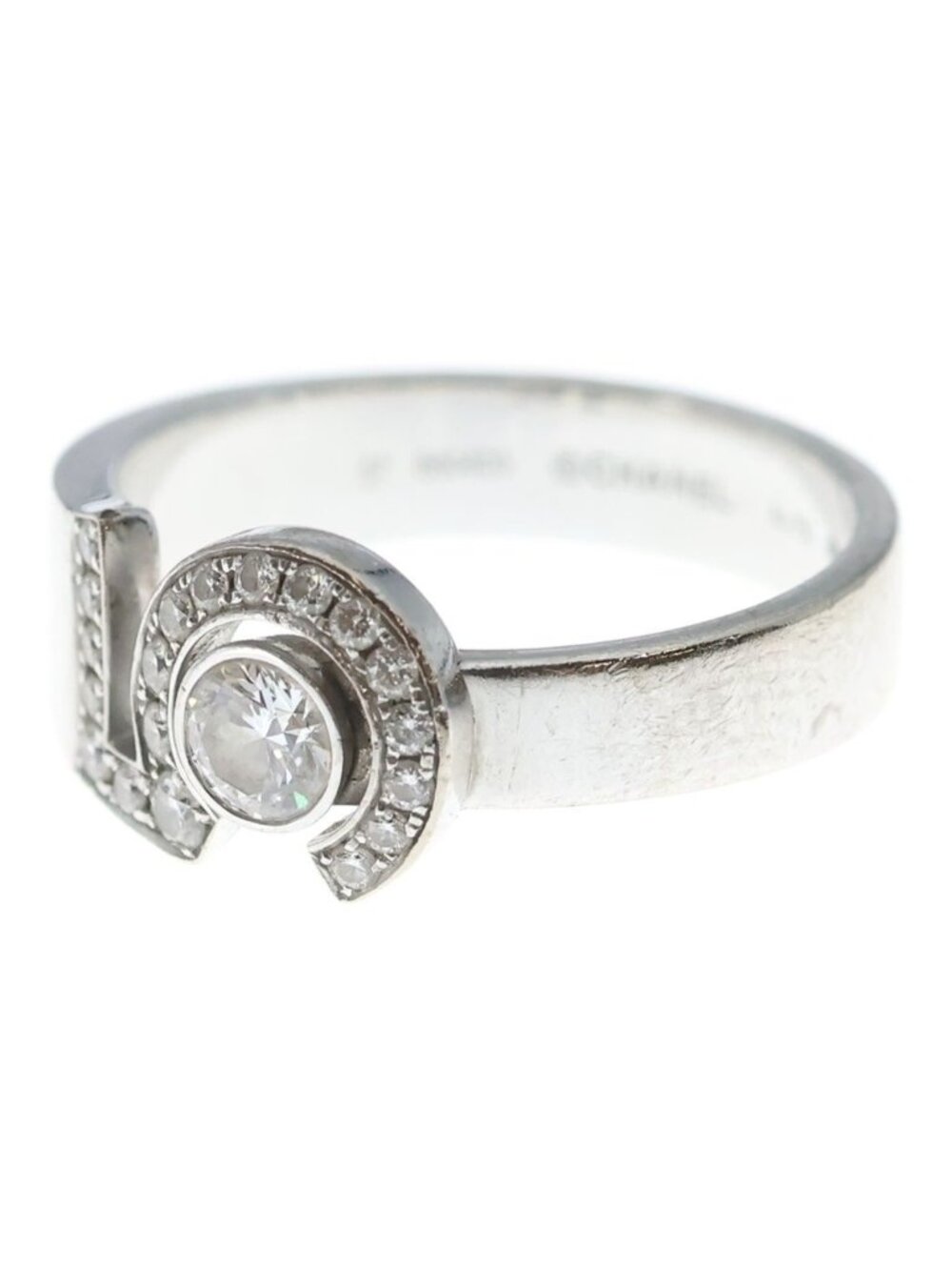 Chanel Eternal Diamond Ring Silver